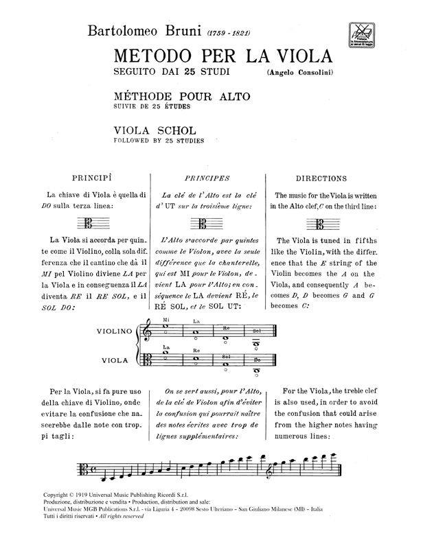 Metodo Per Viola Seguito Da 25 Studi - pro violu